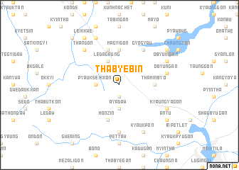 map of Thabyebin