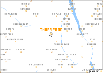 map of Thabyebon