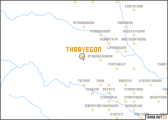 map of Thabyegon