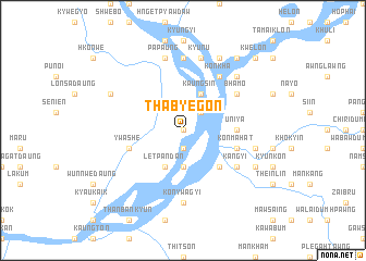 map of Thabye-gon