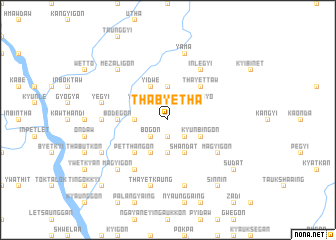 map of Thabyetha