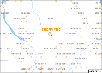 map of Thabyewa