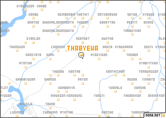 map of Thabyewa