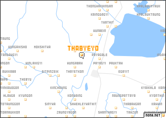 map of Thabyeyo