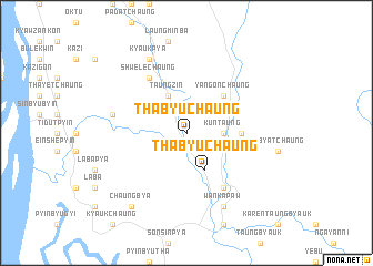 map of Thabyuchaung