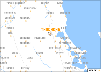 map of Thach Khê