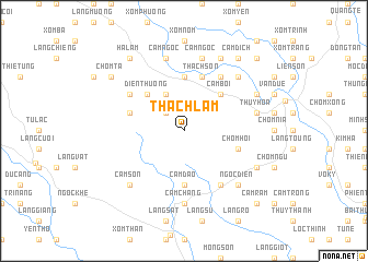 map of Thạch Lẫm