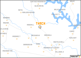 map of Thach