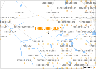 map of Thaddankulam