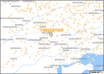 map of Thadda Thim