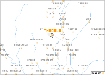 map of Thagala