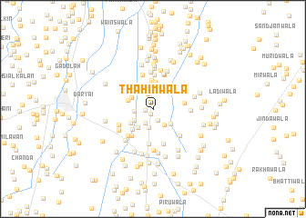 map of Thāhimwāla