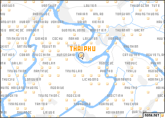 map of Thái Phú