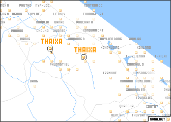 map of Thái Xá