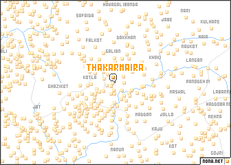 map of Thākar Maira