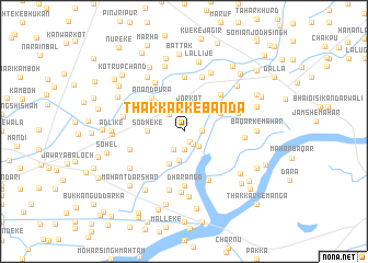 map of Thakkarke Banda