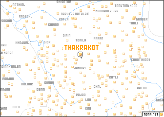 map of Thākrakot