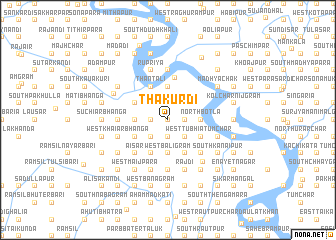 map of Thākurdi