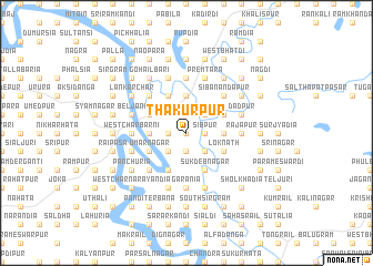 map of Thākurpur