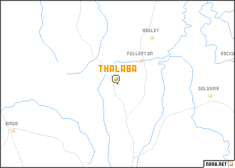 map of Thalaba