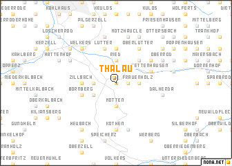 map of Thalau