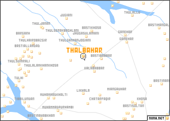 map of Thal Bahār