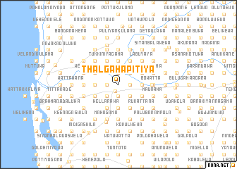 map of Thalgahapitiya