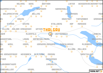 map of Thalgau