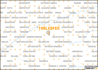 map of Thalkofen