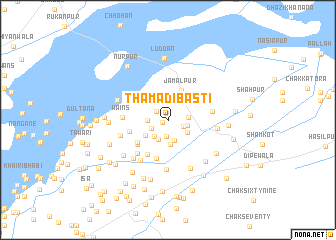 map of Thama di Basti