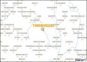 map of Thamainggon