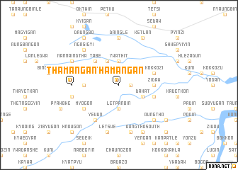 map of Thamangan