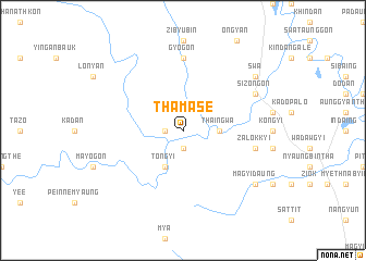 map of Thamase