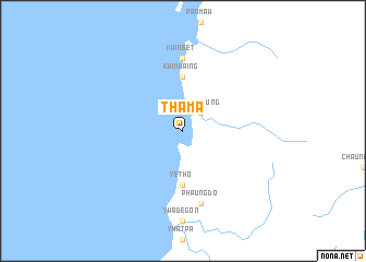 map of Thama