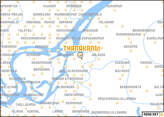 map of Thānākāndi