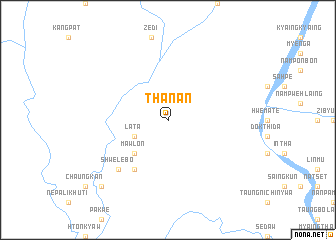 map of Thanan