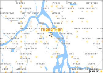 map of Thanatkon