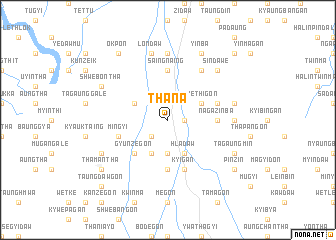 map of Thana