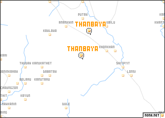 map of Thanbaya