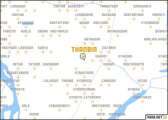 map of Thanbin