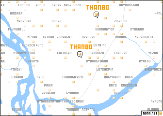 map of Thanbo