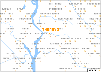 map of Thanbya