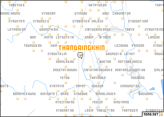 map of Thandaingkhin