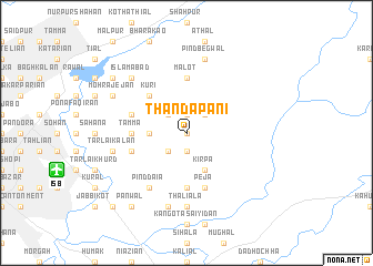 map of Thanda Pāni