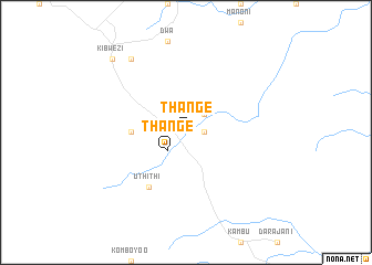 map of Thange