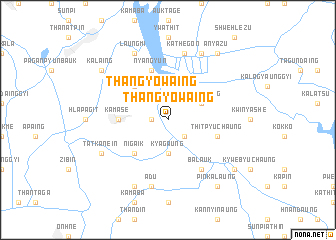 map of Thangyowaing