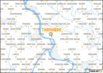 map of Thanh Bản