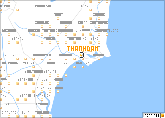 map of Thanh Ðàm