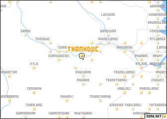 map of Thạnh Ðức