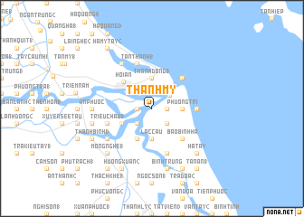 map of Thành Mỹ